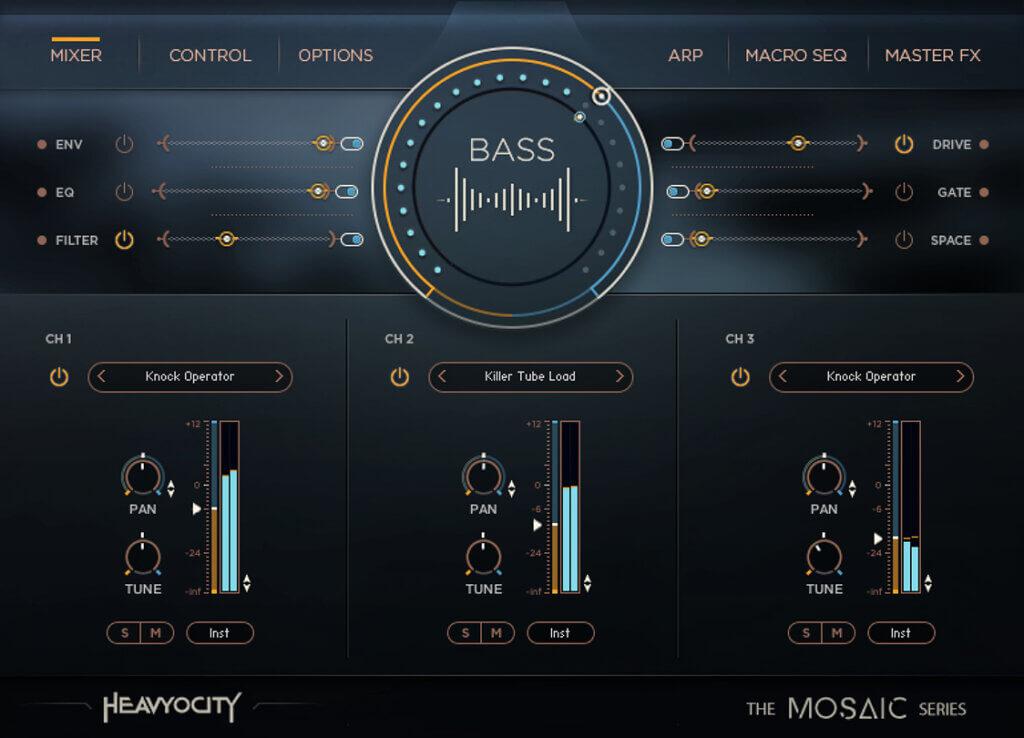 دانلود وی اس تی Heavyocity Mosaic Bass